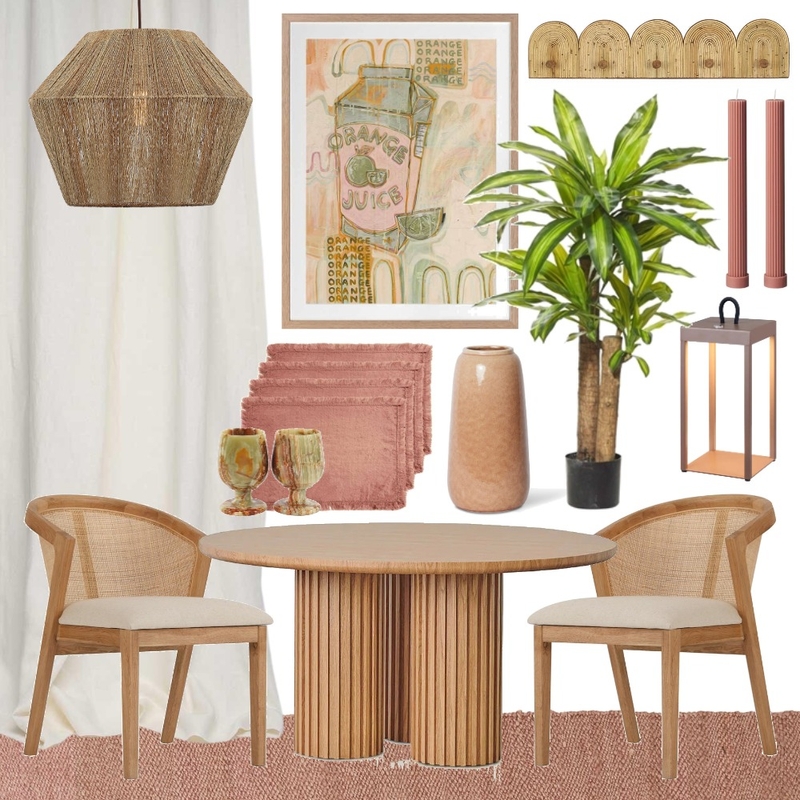 Fresh, Texture Rich Dining Room Mood Board by Lighting Illusions on Style Sourcebook