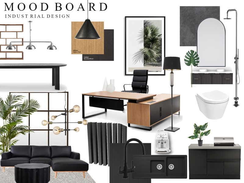 Industrial Moodboard Mood Board by john28ramiro@gmail.com on Style Sourcebook