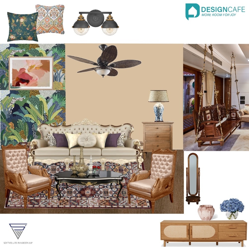 Traditional theme living Mood Board by harshada on Style Sourcebook