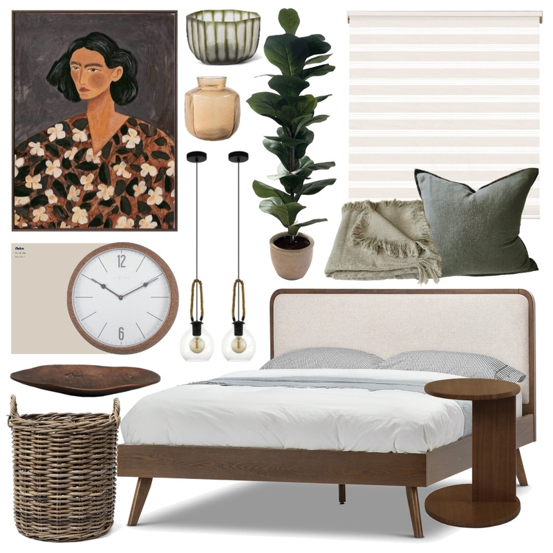 Koa & Cream Bedroom Mood Board by Lighting Illusions on Style Sourcebook