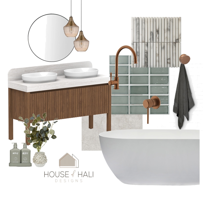 Bathroom Concept Mood Board by House of Hali Designs on Style Sourcebook