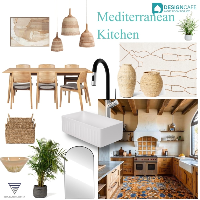 Mediterranean kitchen Mood Board by harshada on Style Sourcebook