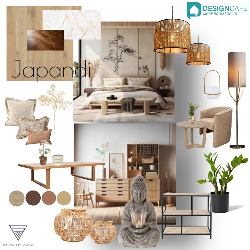 japandi Mood Board by kanishka.sdcllp@outlook.com on Style Sourcebook