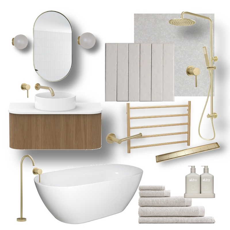 Mia's Ensuite Mood Board by Rocky Cove Interiors on Style Sourcebook