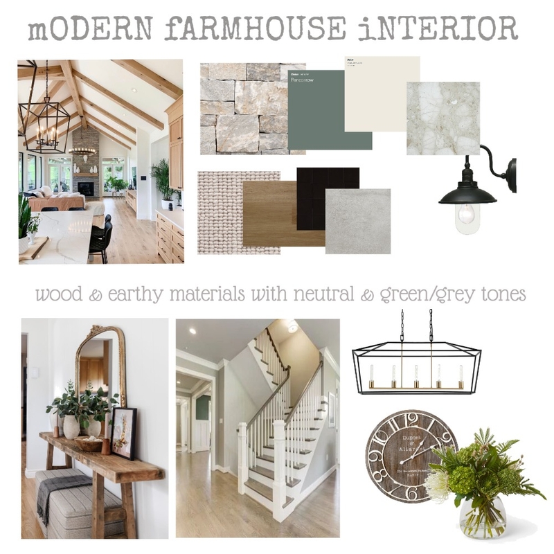 Modern Farmhouse Interior Mood Board by Beautiful Spaces Interior Design on Style Sourcebook