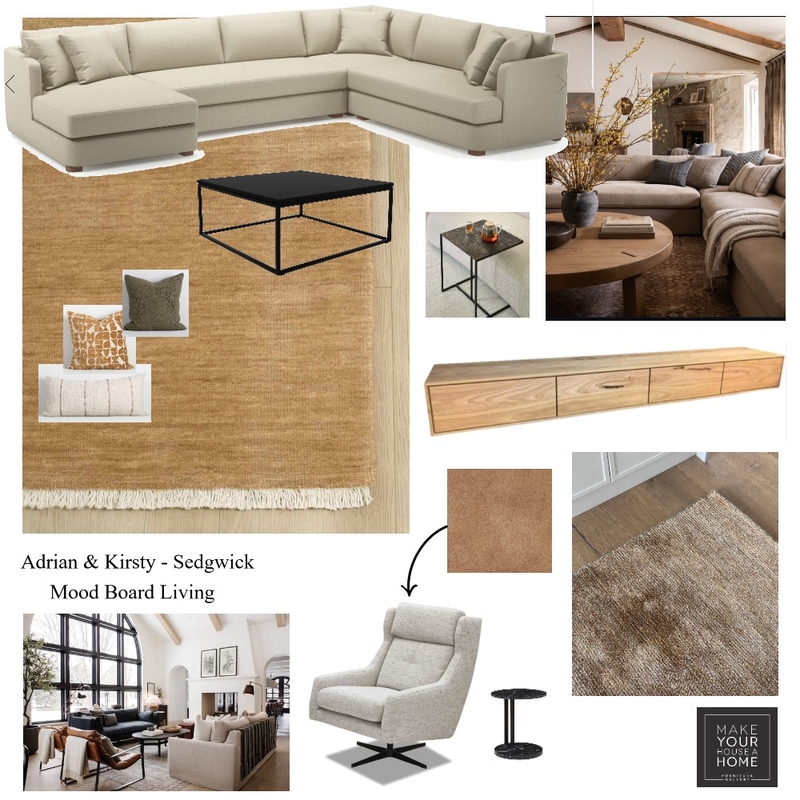 Adrian & Kirsty - Living Mood Board by MarnieDickson on Style Sourcebook