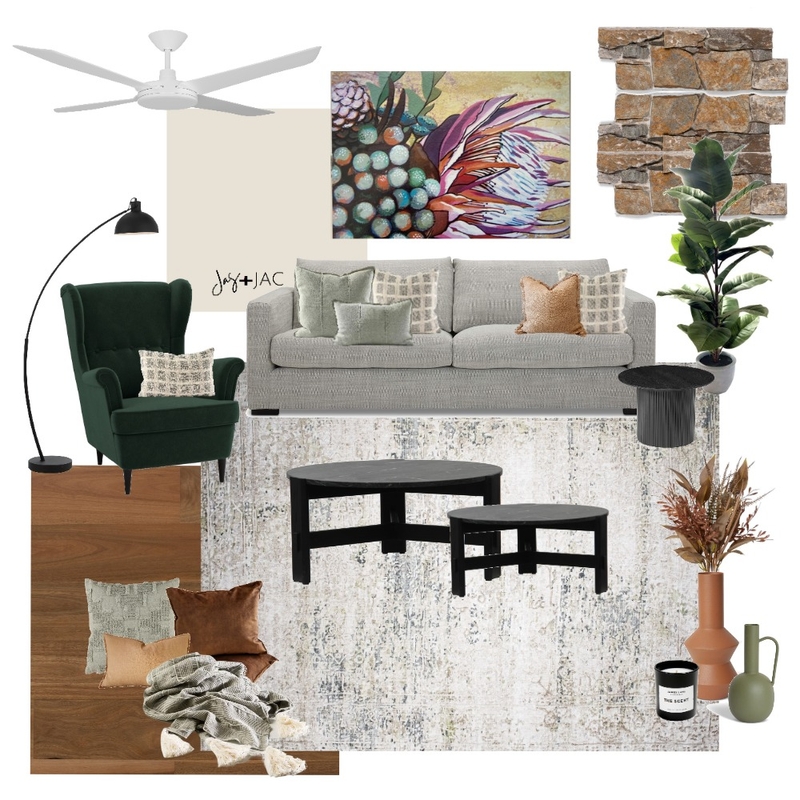 Rose Living Room Mood Board by Jas and Jac on Style Sourcebook