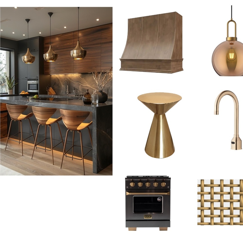 Moody Kitchen Mood Board by JenRL Design on Style Sourcebook