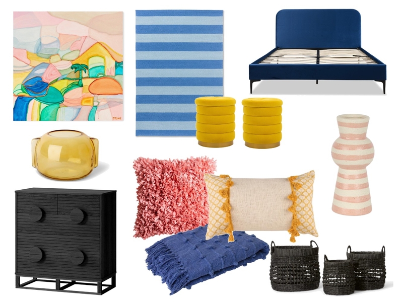 Colour clash Mood Board by Fiona Russell on Style Sourcebook