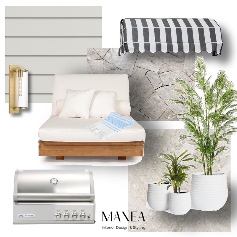 Coastal Lux Exterior Mood Board by Manea Interior Design & Styling on Style Sourcebook