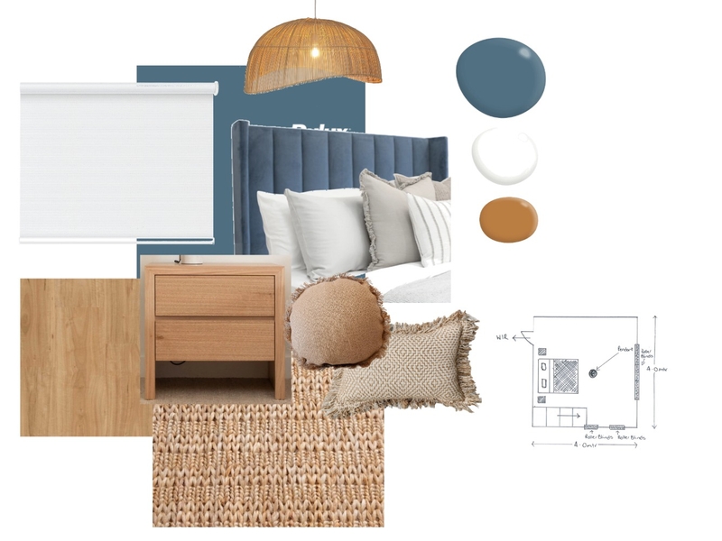 Carnarvon St Master Bedroom Concept Board Mood Board by botany75 on Style Sourcebook