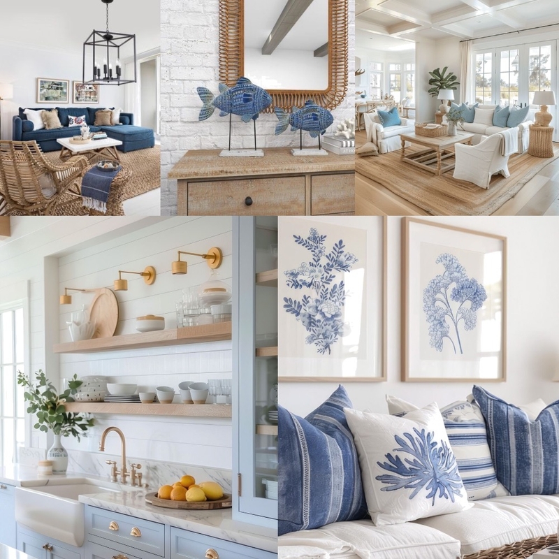 blue+black coastal mood board Mood Board by brianna sardinha on Style Sourcebook