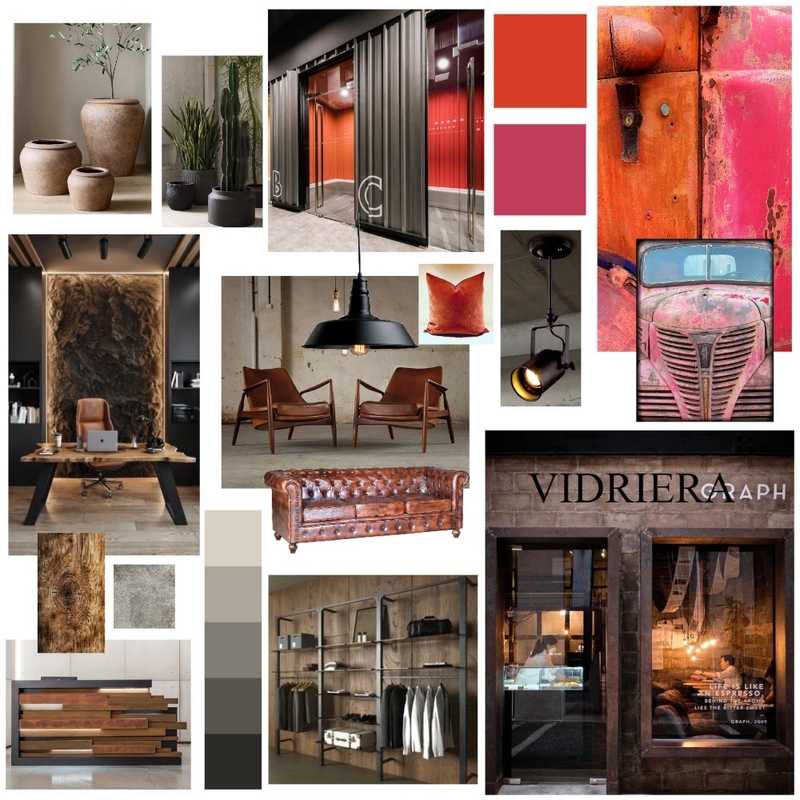 LOCAL INDUSTRIAL Mood Board by KRO on Style Sourcebook