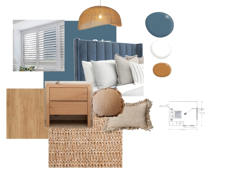 Carnarvon St Master Bedroom Concept Board Mood Board by botany75 on Style Sourcebook