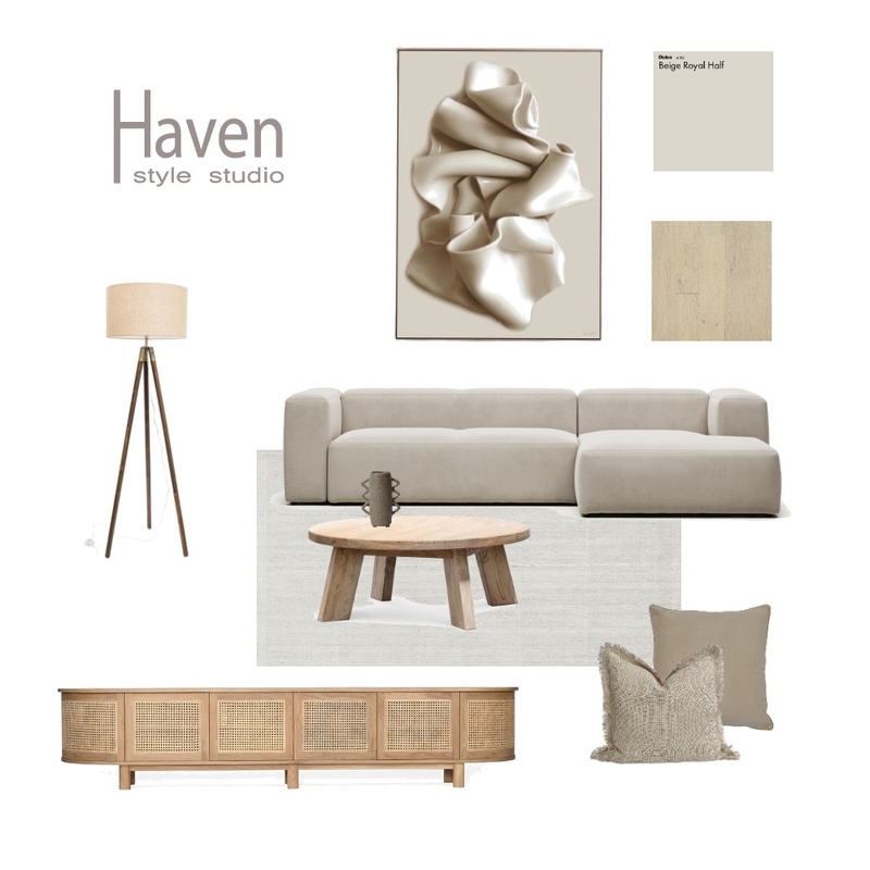 living room Mood Board by Haven Style Studio on Style Sourcebook