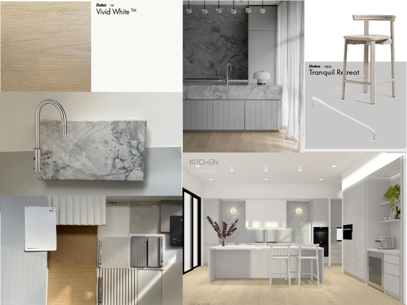 Kitchen house superwhite batten curve Mood Board by Ngoc Han on Style Sourcebook