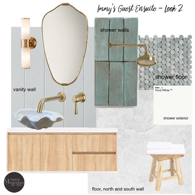 Immy's Guest Ensuite - Look 2 Mood Board by Metric Interiors By Kylie on Style Sourcebook