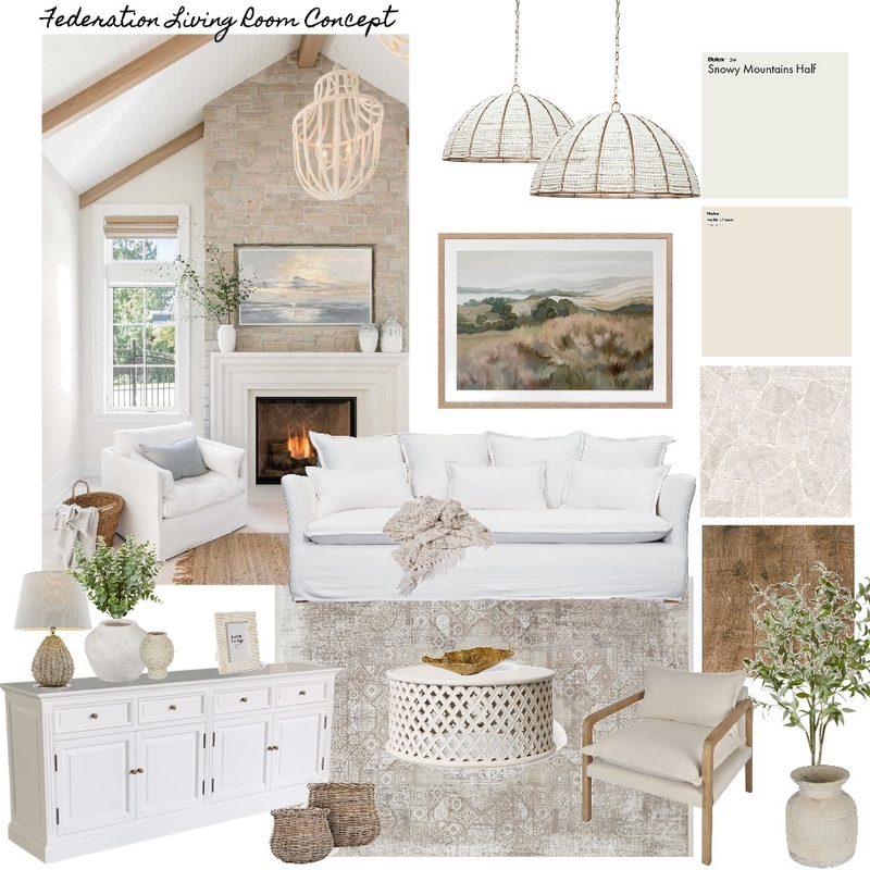 Federation Living Room Board Mood Board by juliettebea on Style Sourcebook