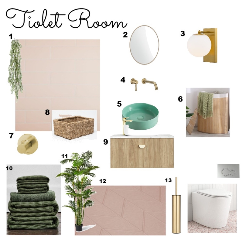 Tiolet room Mood Board by shaadaye on Style Sourcebook