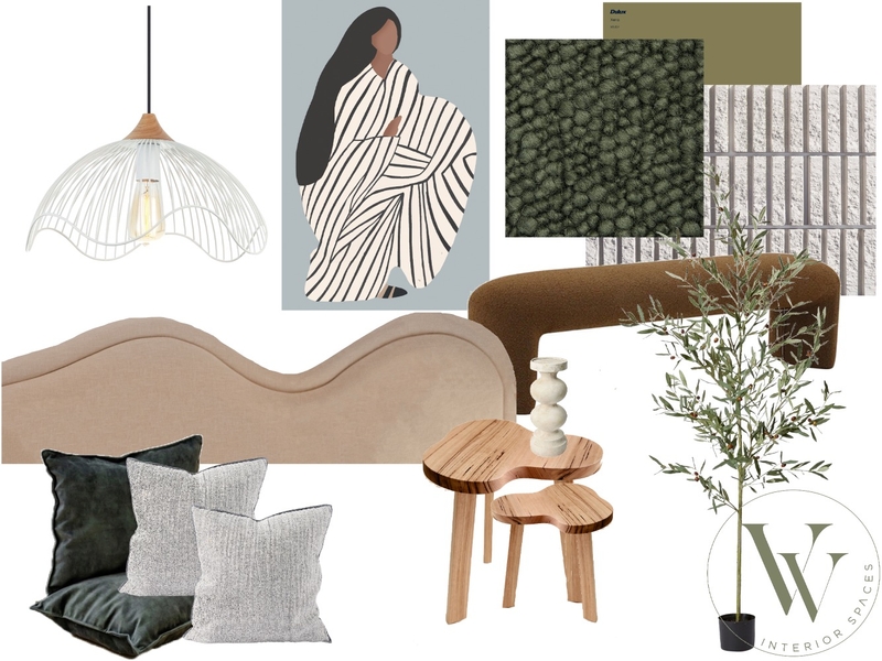 Sage: the star of the show Mood Board by VV Interior Spaces on Style Sourcebook