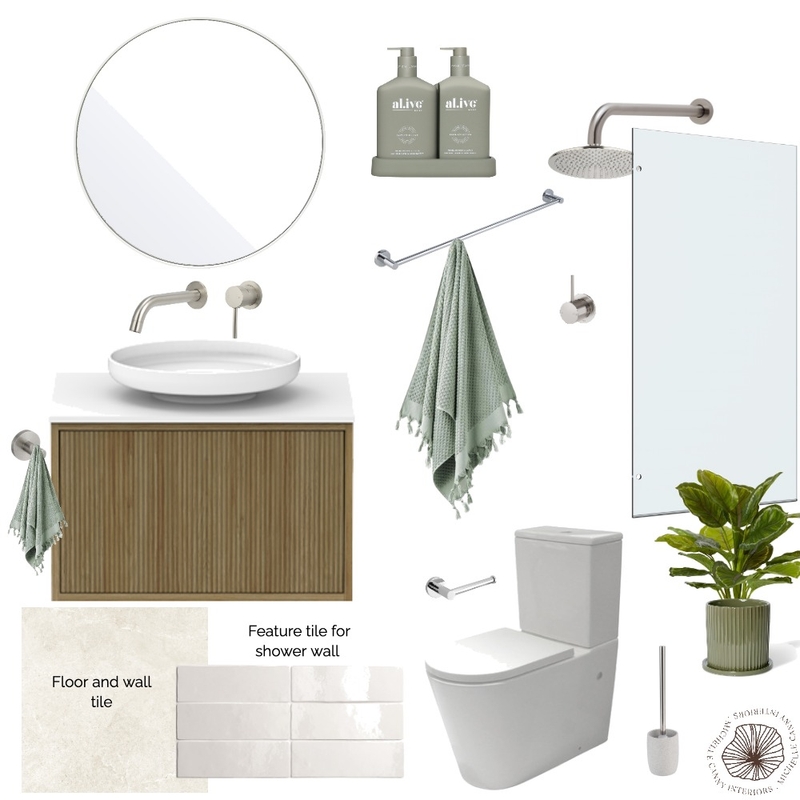 Modern Australian Bathroom Mood Board by Michelle Canny Interiors on Style Sourcebook