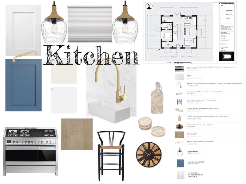 Assignment 9 Kitchen Mood Board by Bronwyn's Designs on Style Sourcebook