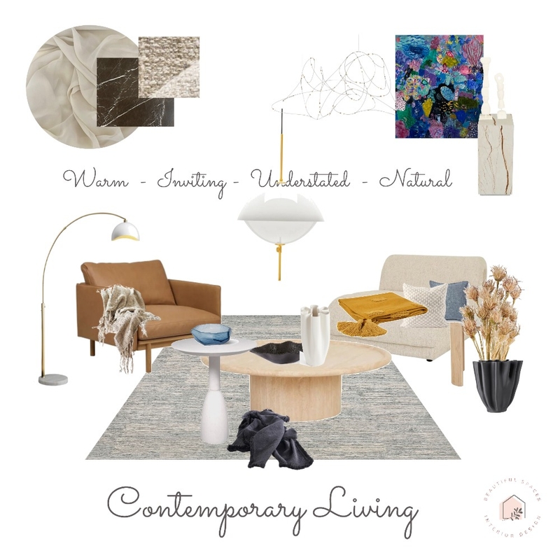 Riverton Drive Project - Contemporary Living (4) Mood Board by Beautiful Spaces Interior Design on Style Sourcebook