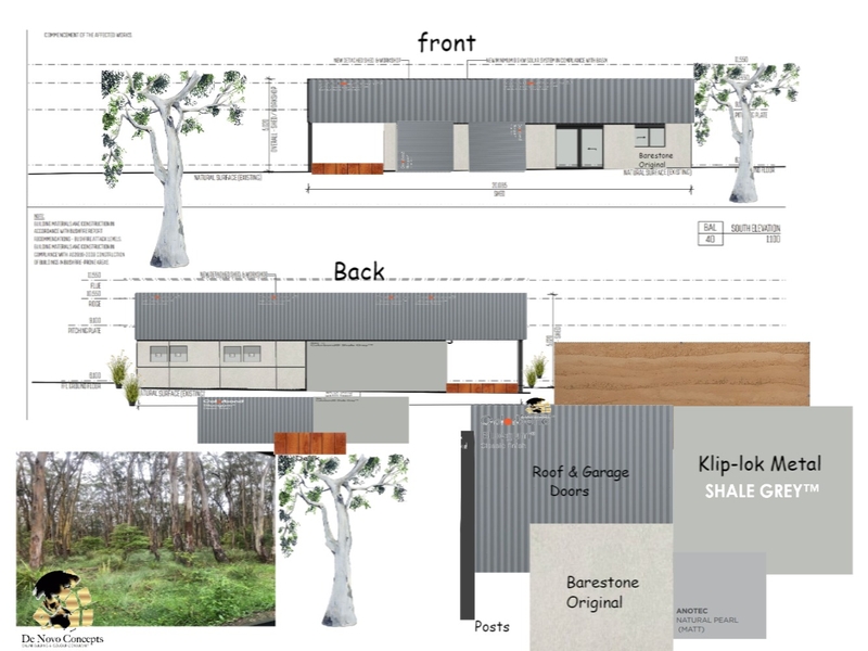 Anderson shed4 bluegum gdoors finished! Mood Board by De Novo Concepts on Style Sourcebook