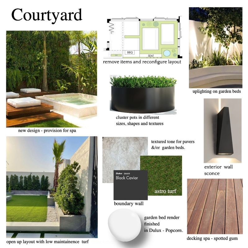 NE Courtyard Mood Board by ONE CREATIVE on Style Sourcebook