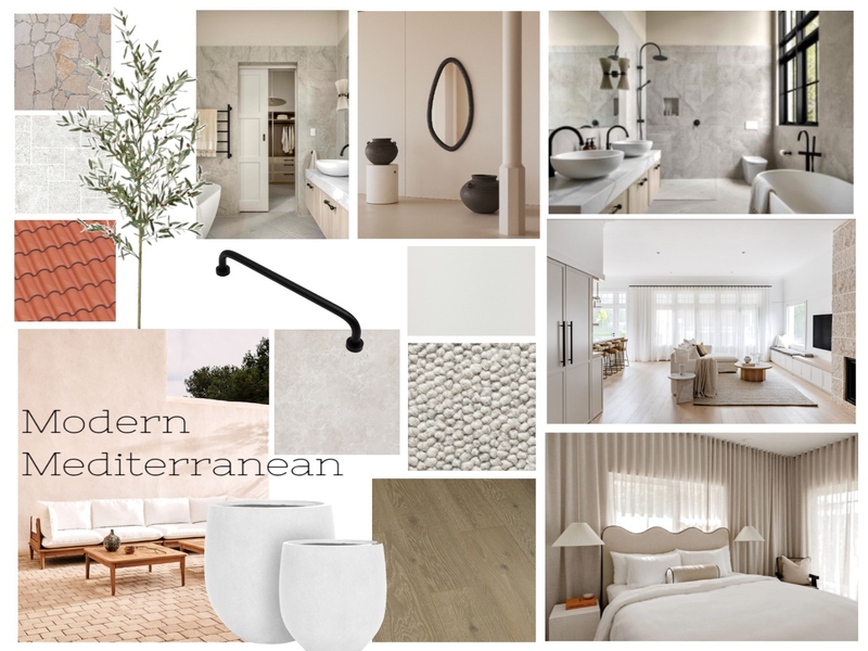 Modern Mediterranean Mood Board by bec@moduplay.com.au on Style Sourcebook