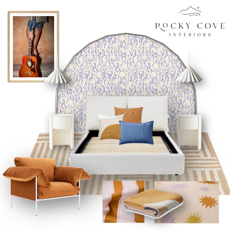 Island musing bedroom Mood Board by Rockycove Interiors on Style Sourcebook