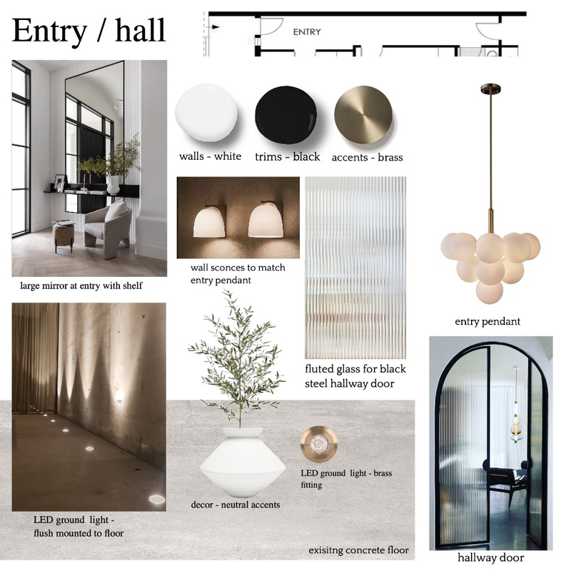 NE Entry / Hall Mood Board by ONE CREATIVE on Style Sourcebook