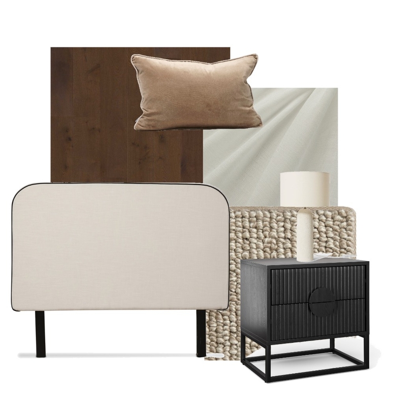 Curved Modern Bedroom Mood Board Mood Board by Style Sourcebook on Style Sourcebook