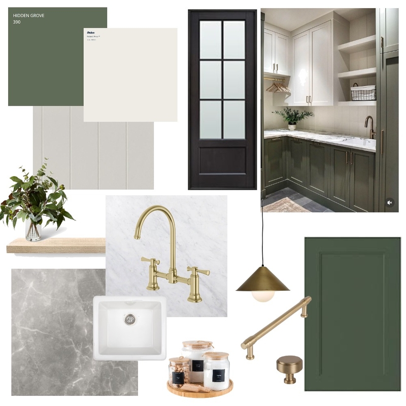 Farmhouse Laundry Olive Mood Board by charm11 on Style Sourcebook