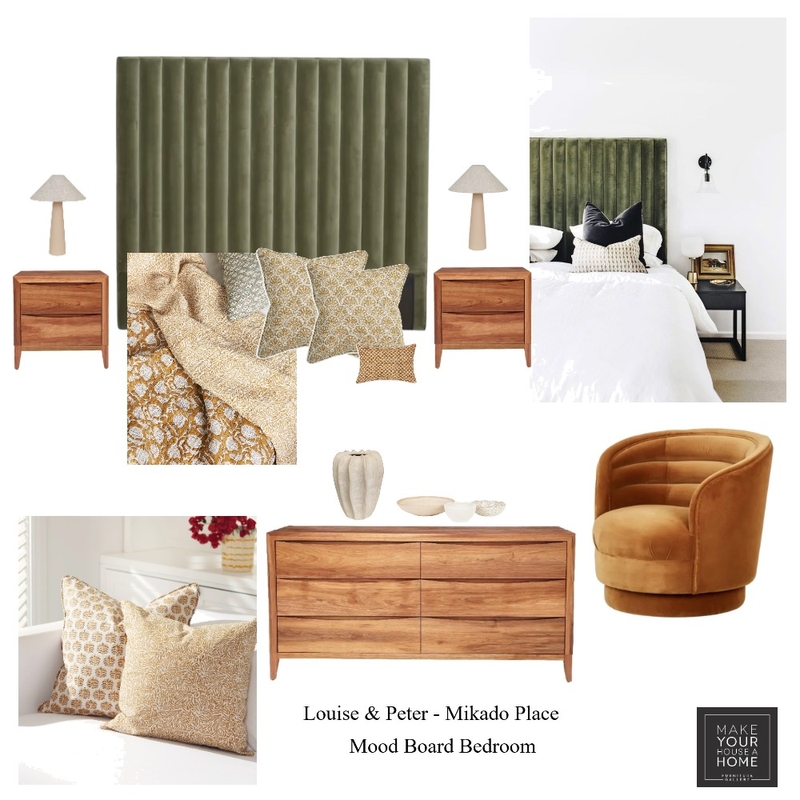 Louise & Peter - Mood Board Primary Bedroom Mood Board by MarnieDickson on Style Sourcebook