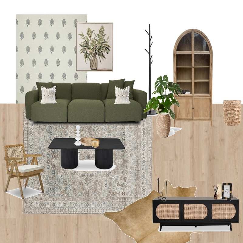 Green Living Room - for IG Mood Board by Sinamolnar on Style Sourcebook