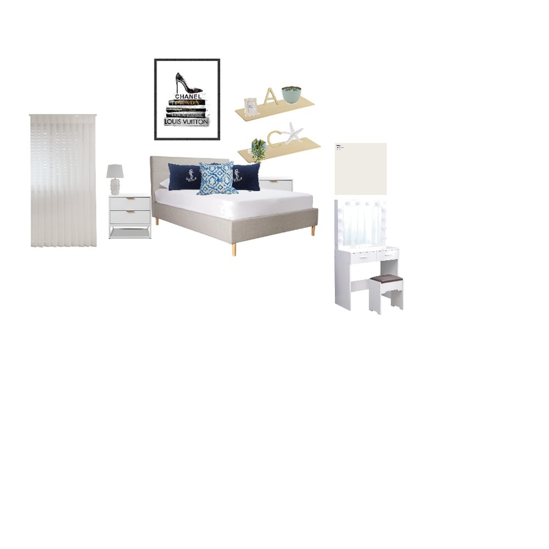 Amelia's bedroom Mood Board by Cantwell Interiors on Style Sourcebook