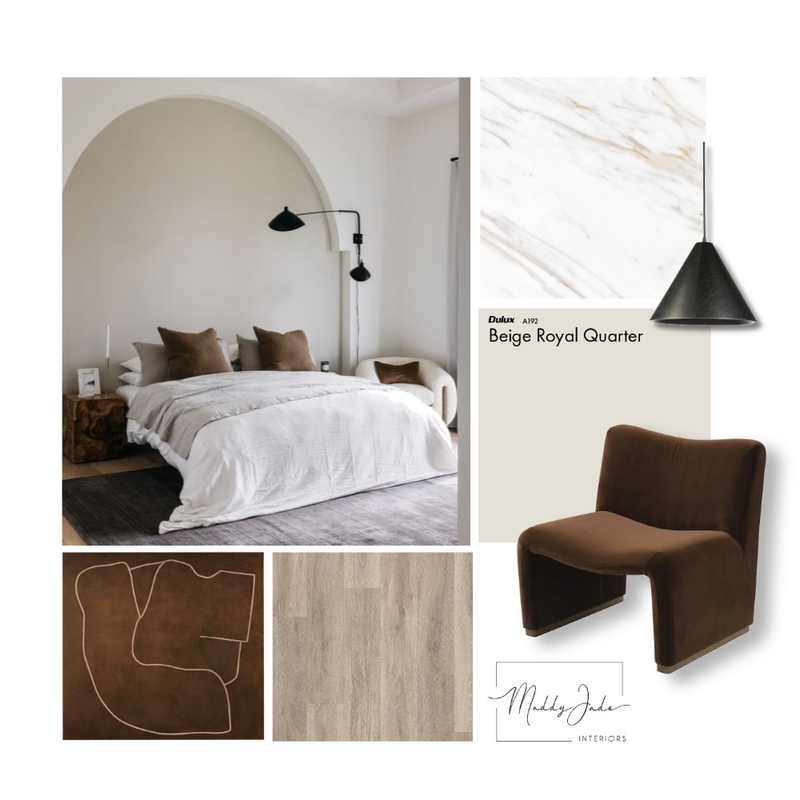 Neutral, textural bedroom Mood Board by Maddy Jade Interiors on Style Sourcebook