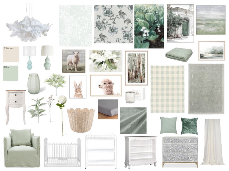 Soothing Nursery Mood Board by Sterlingrose on Style Sourcebook