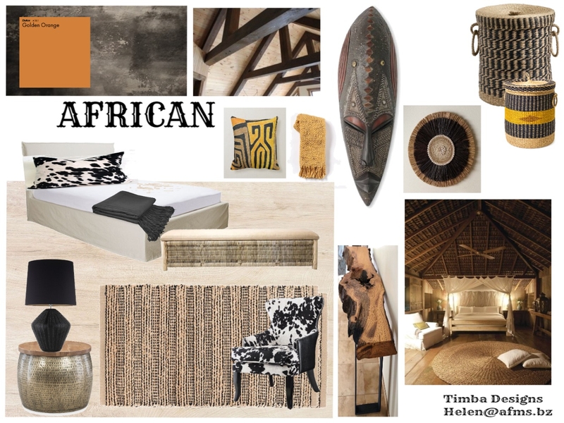 AFRICAN BEDROOM 2 Mood Board by Timba Designs on Style Sourcebook