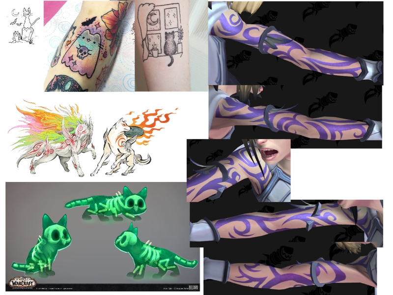 Tattoo Ideas Mood Board by ladyspibe on Style Sourcebook