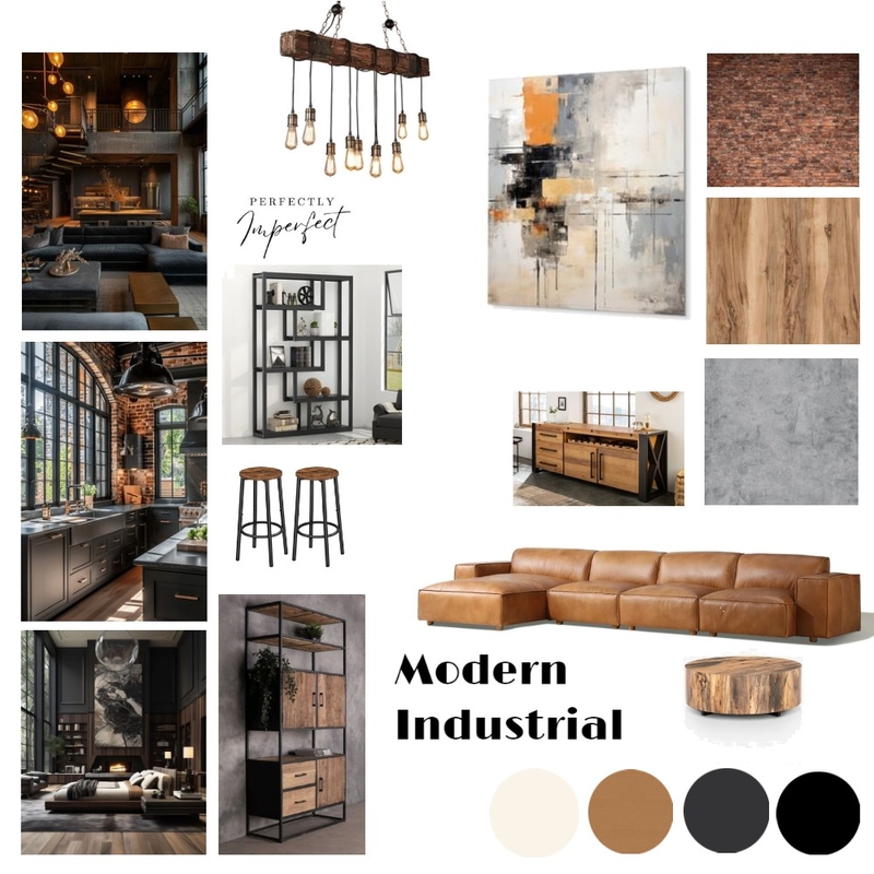 Modern Industrial Mood Board by june.g on Style Sourcebook