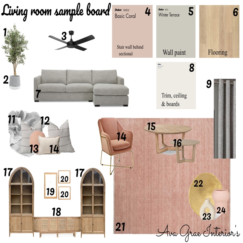 ASSIGNMENT 9 LIVING SAMPLE BOARD Mood Board by avadore on Style Sourcebook