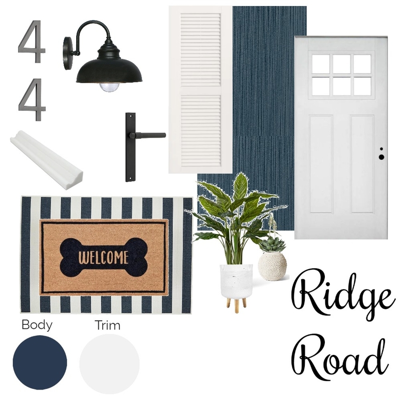 MK Exterior Moodboard (White Door) Mood Board by Allison Kayes Designs on Style Sourcebook