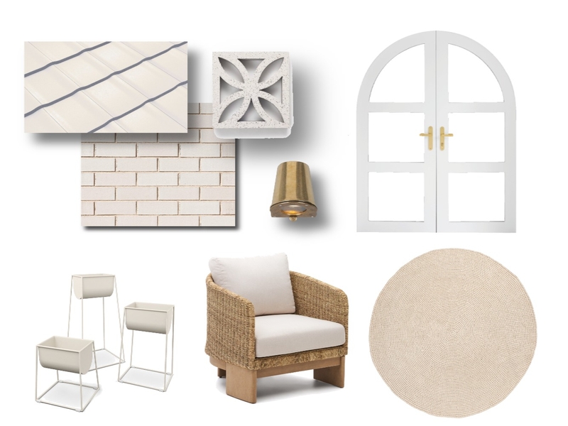 Neutral Outdoor Concept Mood Board by Studio McHugh on Style Sourcebook