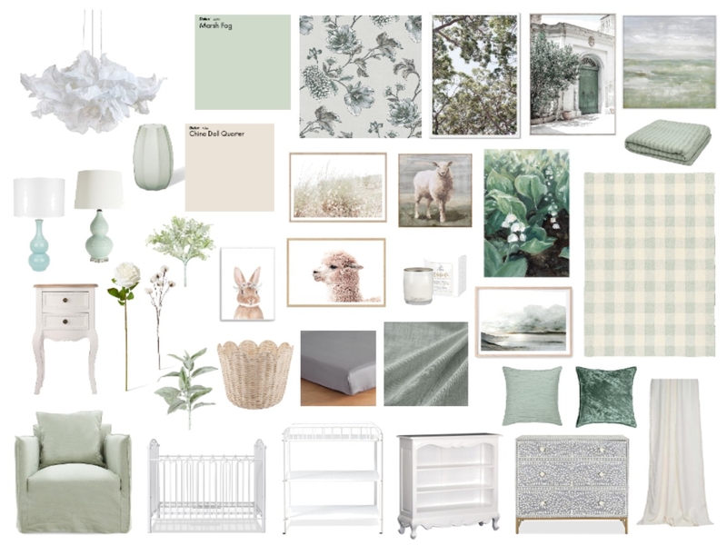 Mint Nursery Mood Board by Sterlingrose on Style Sourcebook