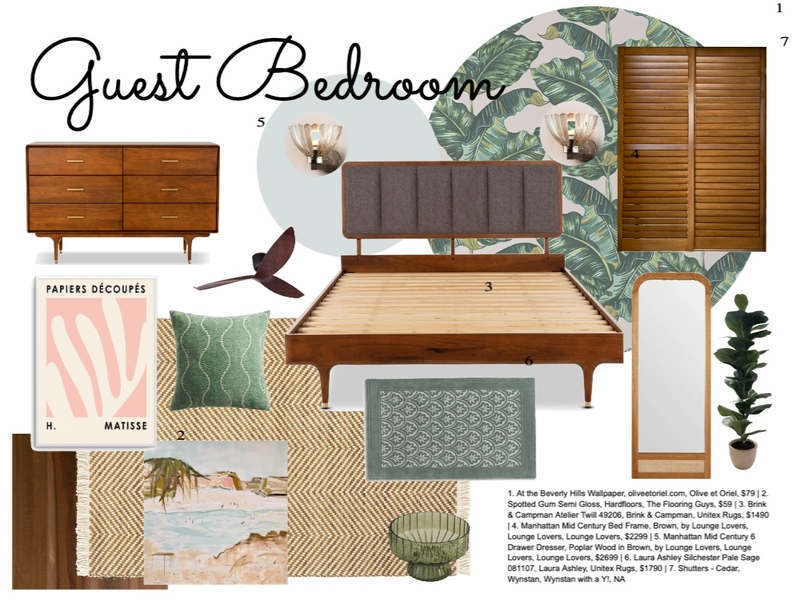 Guest Bedroom Mood Board by miriammorningstar@gmail.com on Style Sourcebook