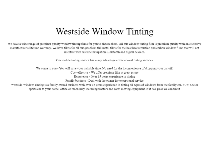 Westside Window Tinting Mood Board by Westside Window Tinting on Style Sourcebook