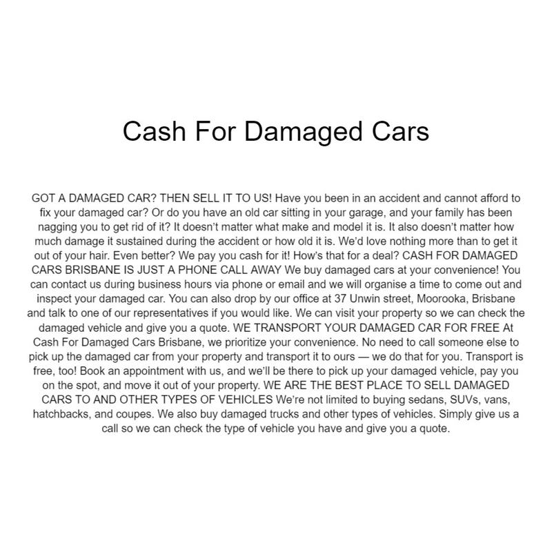 Cash For Damaged Cars Mood Board by Cash For Damaged Cars on Style Sourcebook