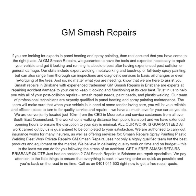 GM Smash Repairs Mood Board by GM Smash Repairs on Style Sourcebook